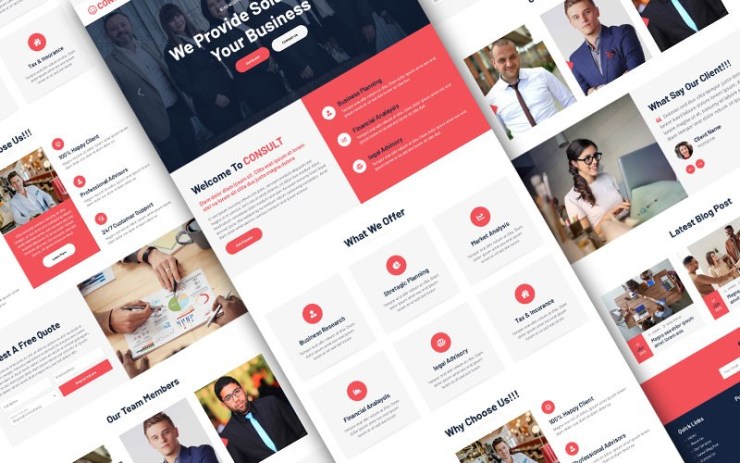 CONSULT – Consultancy Website Template