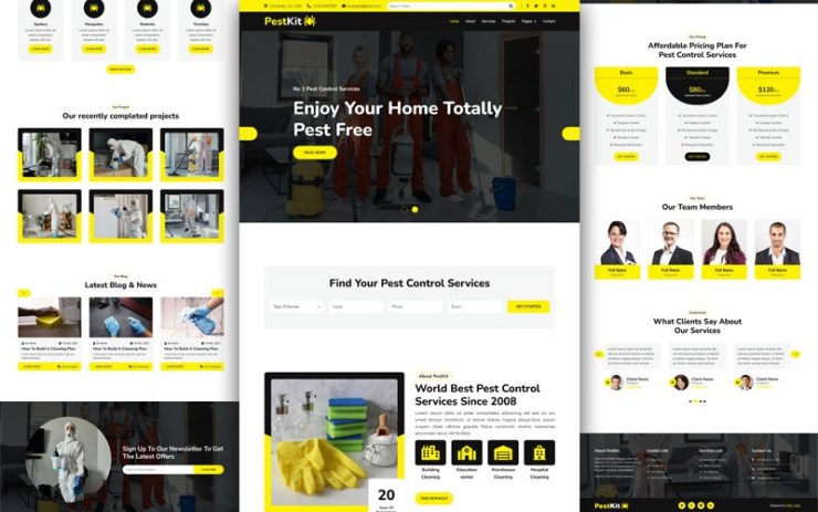 PestKit – Pest Control Website Template