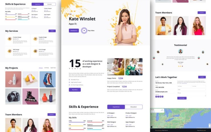ProMan – Personal Portfolio HTML Template