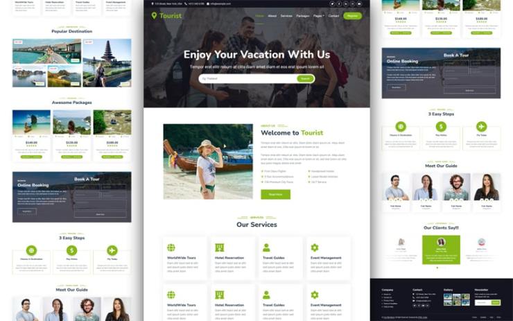 Tourist – Travel Agency HTML Template